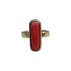 Red Coral - Panchdhatu Ring