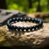 Natural Black Tourmaline Crystal Bracelet | Astrology Matrix