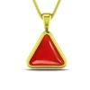 Red Coral Pendant Panchdhatu Astrology Matrix